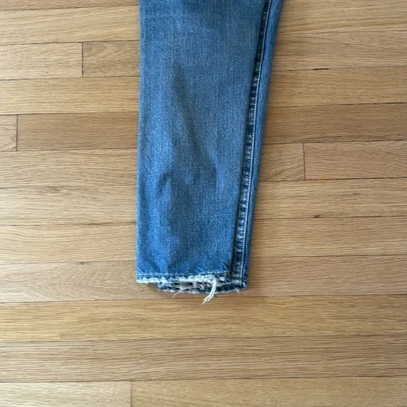 Moussy Distressed Blue Skinny Jeans - Picture 9 of 9
